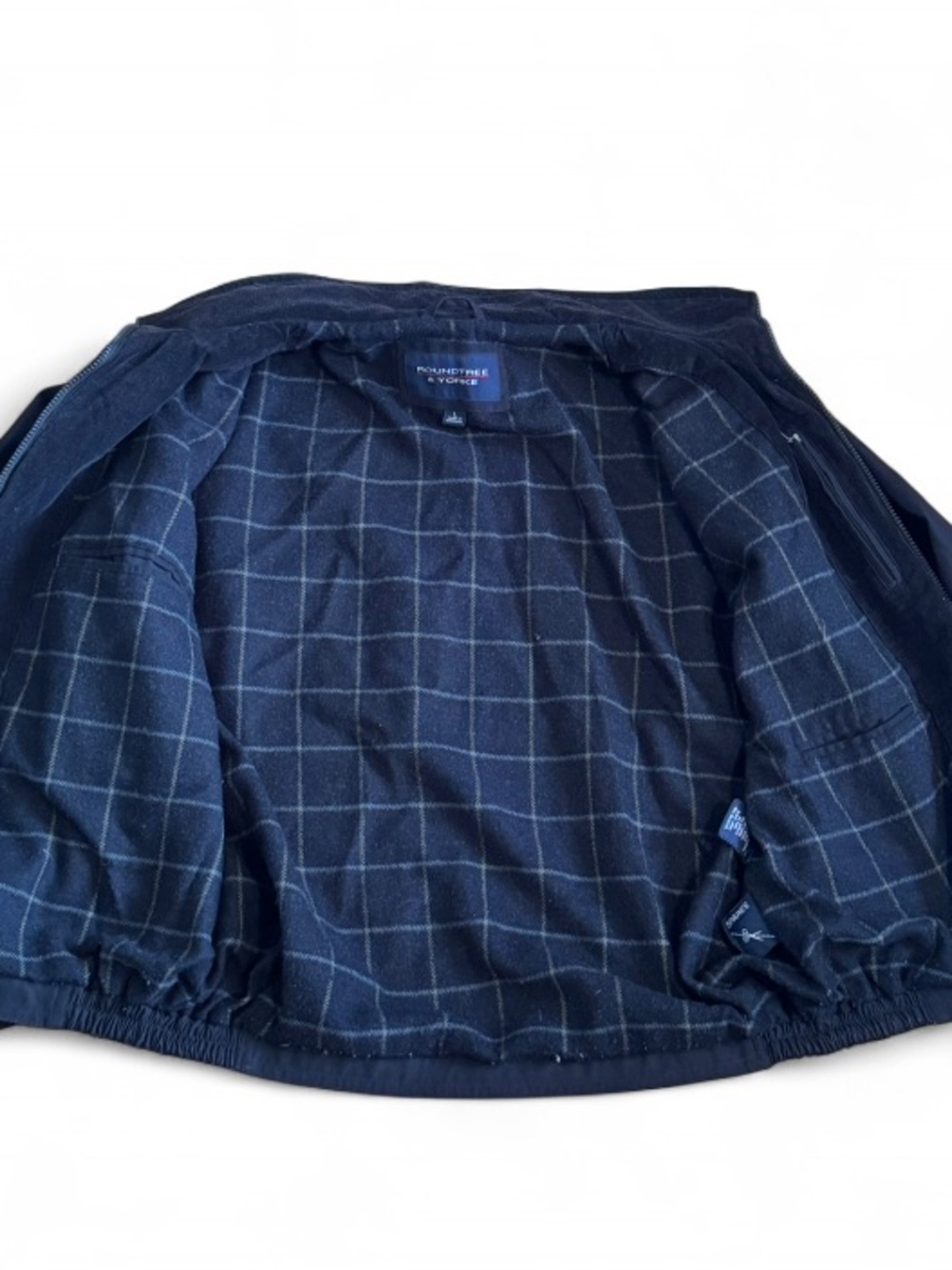 Roundtree & Yorke Men's Black Lightweight Zip Jacket - Picture 5 of 7